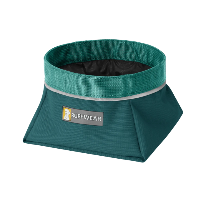 Ruffwear Quencher Tumalo Teal Collapsible Dog Bowl