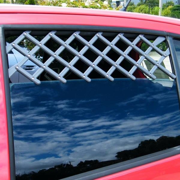 Protector de Seguridad Universal de Ventana de Coche para Mascotas para niños Barrera de ventilación de Ventana de Coche expandible Car Window Pet Date S | 118x240mm 