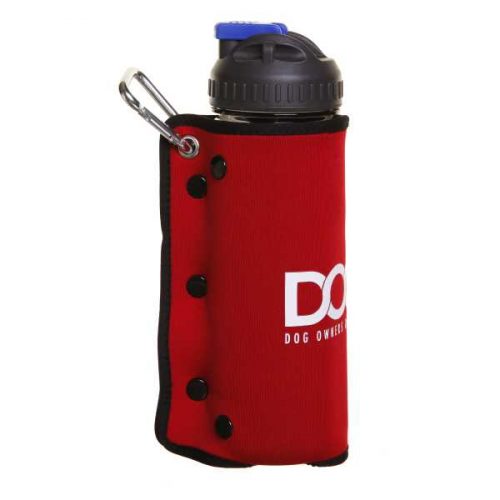DOOG 3 in 1 Dog Water Bottle and Bowl - Red