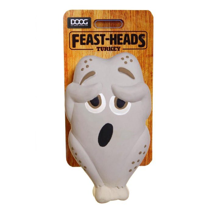 DOOG Feastheads Turkey Dog Toys