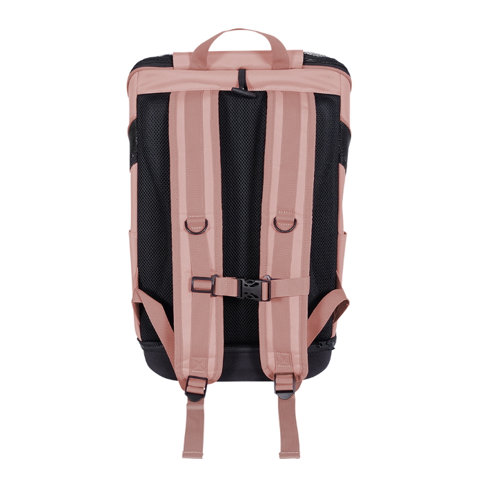 Ibiyaya Ultralight Backpack Pet Carrier Coral Pink Back