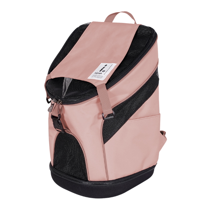 Ibiyaya Ultralight Backpack Pet Carrier Coral Pink Front
