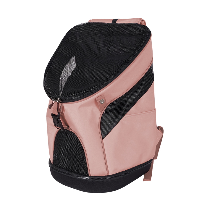 Ibiyaya Ultralight Backpack Pet Carrier Coral PinkFront