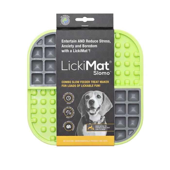 LickiMat Slomo Green_Packaging