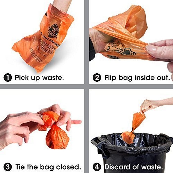 Dog Waste Pick Up Bags Directions