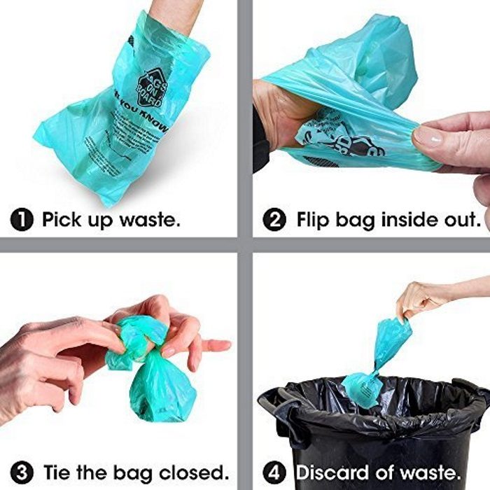 Dog Waste Pick Up Bags How to Use