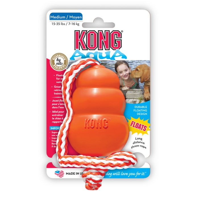 Kong Aqua Retrieval Water Dog Toy_Med