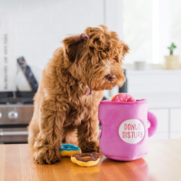 Zippy-Burrow-Donutz-with-Coffee-Interactive-Dog-Toy