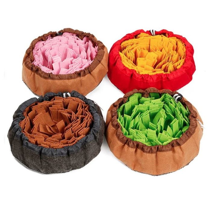 Round Cinch Top Snuffle Bowl 4 Colours