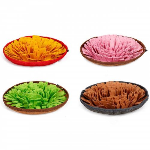 Round Cinch Top Snuffle Mat Bowl 4 Colours