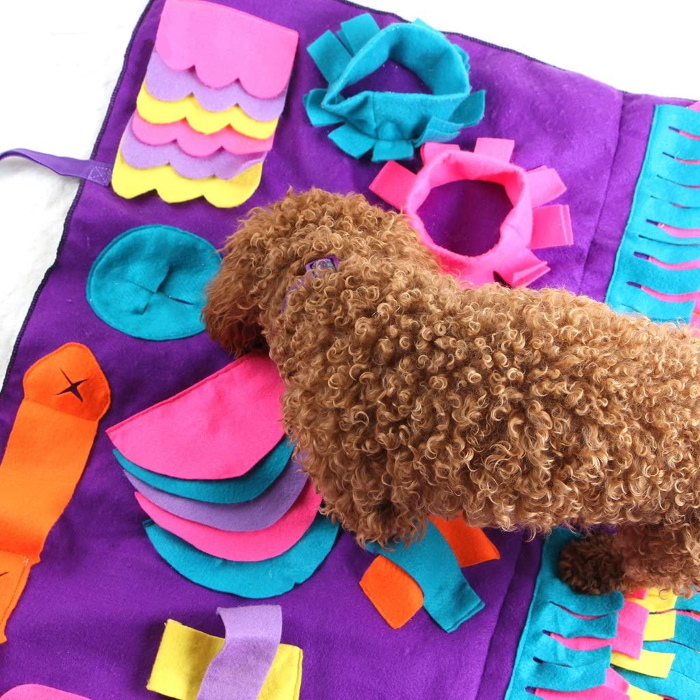 Activity Snuffle Mat for Dogs Purple