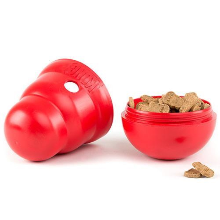 KONG Wobbler Treat or Food Dispensing Interactive Dog Toy Small