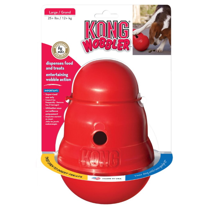 Kong Wobbler Treat Dispensing Dog Toy Large