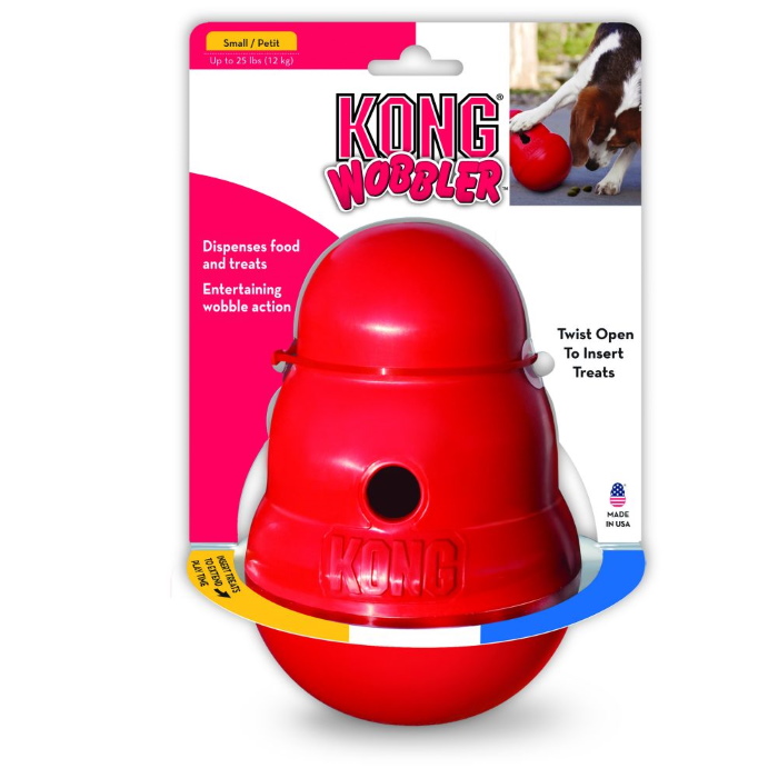 Kong Wobbler Treat Dispensing Dog Toy Small