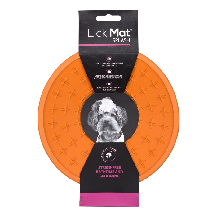 LickiMat Splash Orange Packaging