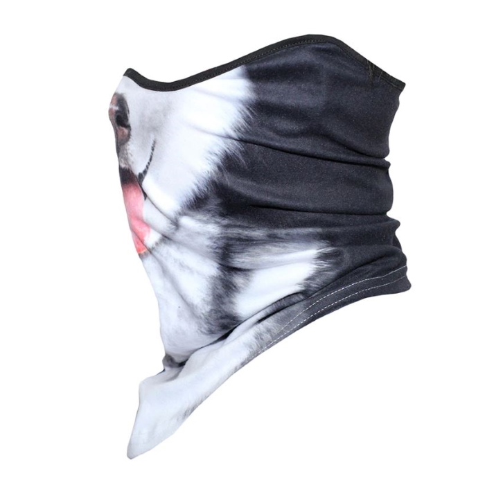 Novelty Animal Face Masks Neck Warmer_#2 Side