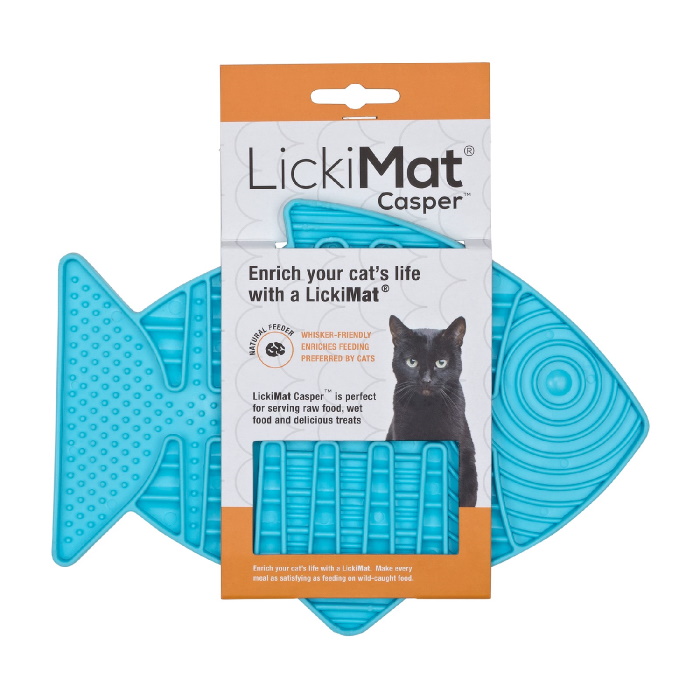 LickiMat For Cats Casper Blue Packaging