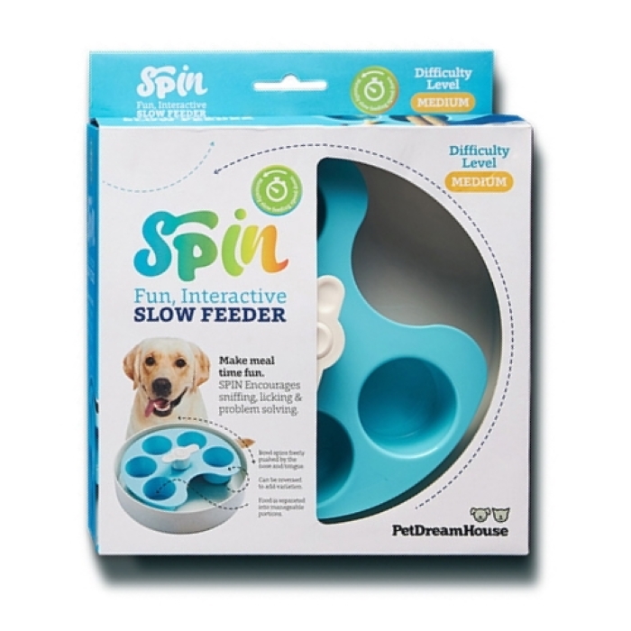SPIN CUPS Interactive Slow Feeder Bowl for Dogs