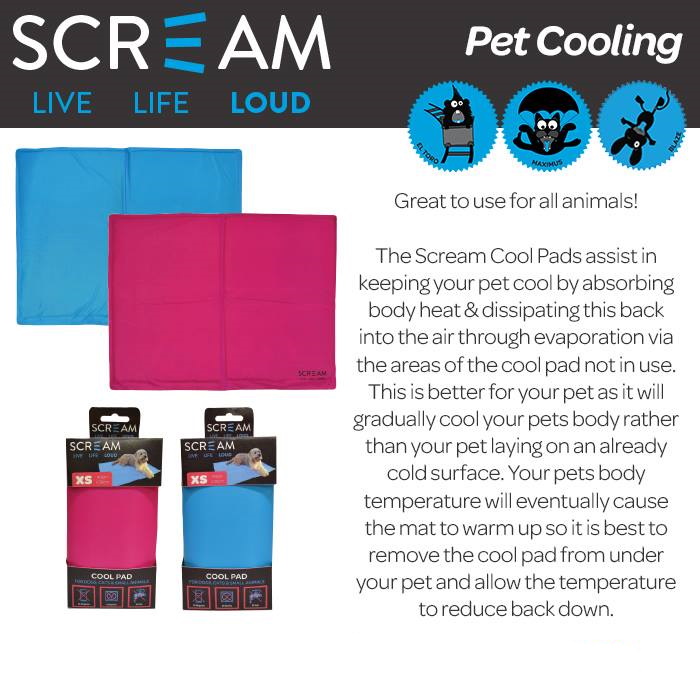 Scream Pet Cooling Mats Features