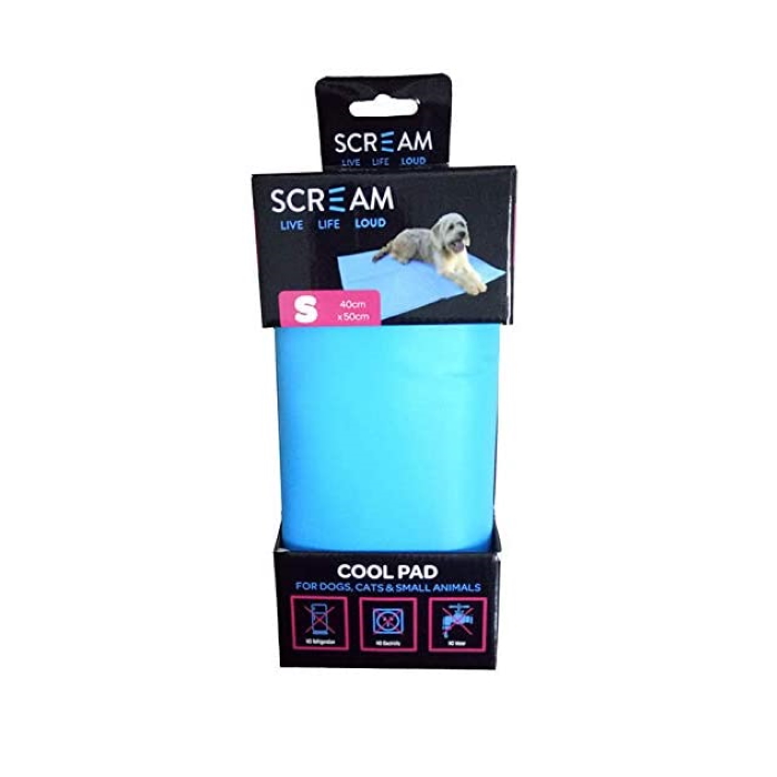 Scream Pet Cooling Mats Small BLUE 40x50