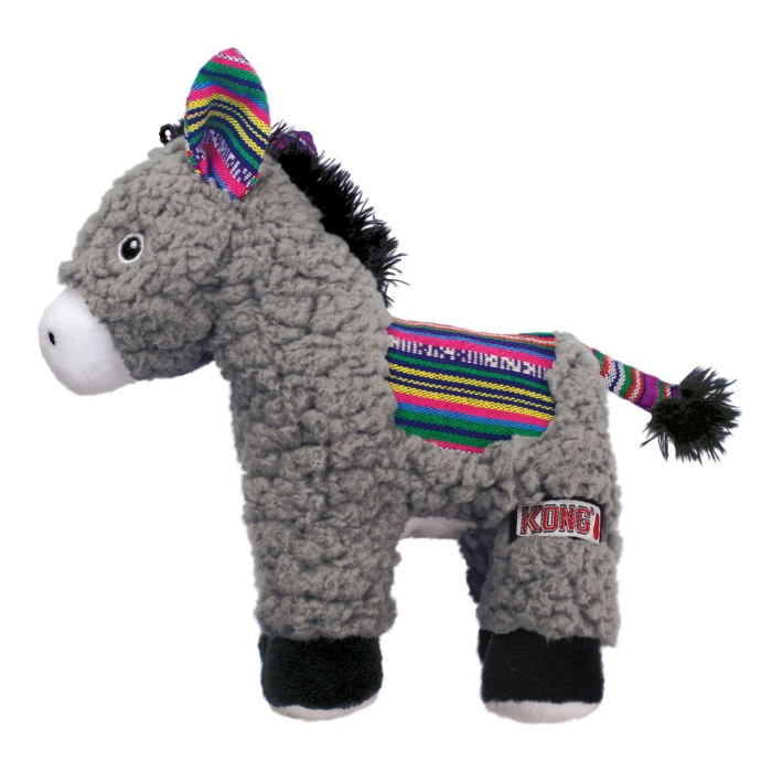 KONG Sherps Donkey Plush Dog Toy