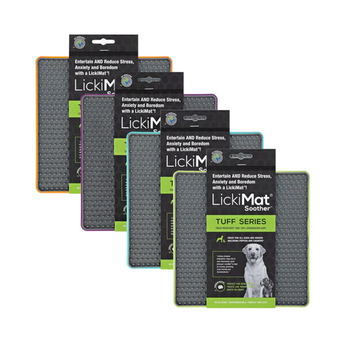 Lickimat Soother Tuff_Colour range_packaging