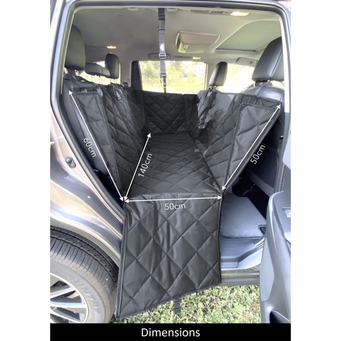 Pawmanity Deluxe Hammock Car seat Cover dimensions