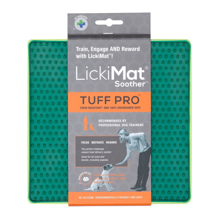 Lickimat Soother Tuff Pro Green