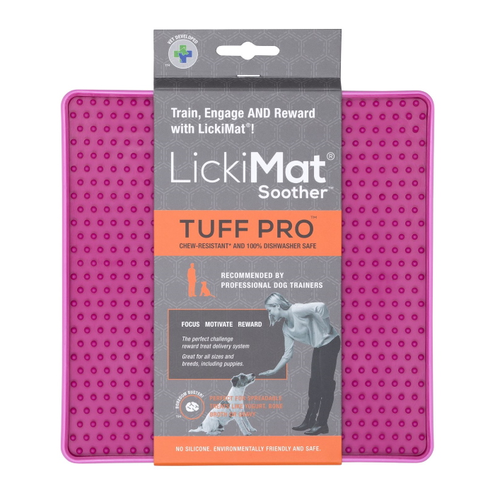 Lickimat Soother Tuff Pro Pink