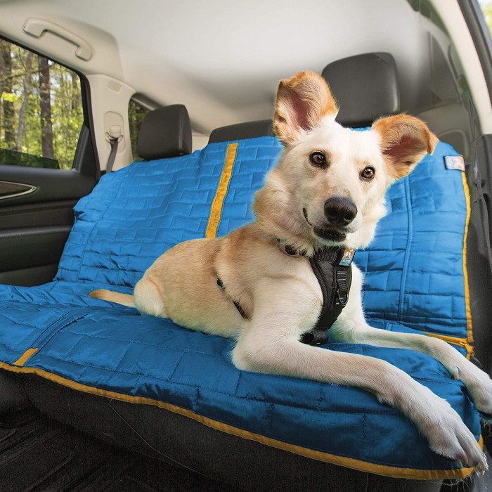 Kurgo Loft Bench Seat Cover Blue Charcoal Reversible Dogculture - Kurgo Loft Bench Seat Cover