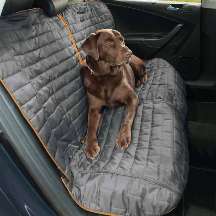 Kurgo Loft Bench Seat Cover for Dogs_Charcoal Side
