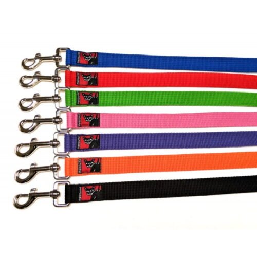 Black Dog Long Lead 5m Colours