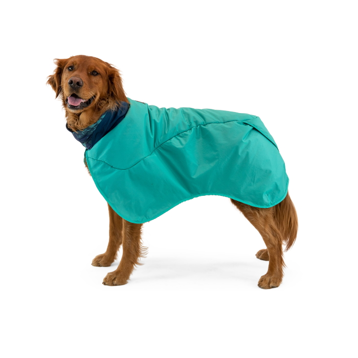 Ruffwear Dirtbag dog drying towel jacket_Aurora Teal