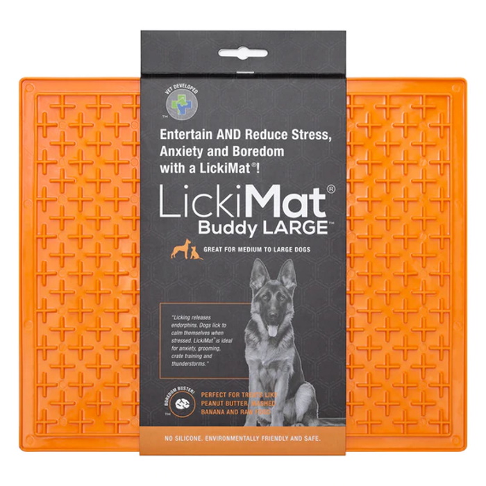 Lickimat Buddy Large Orange_packaging