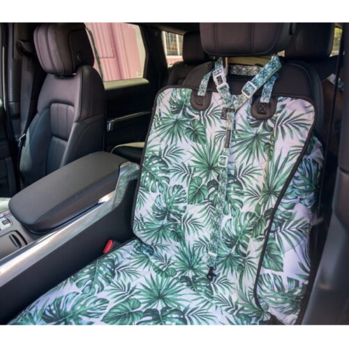 BLD Front Passenger Seat Cover for Dogs_Lost in Paradise
