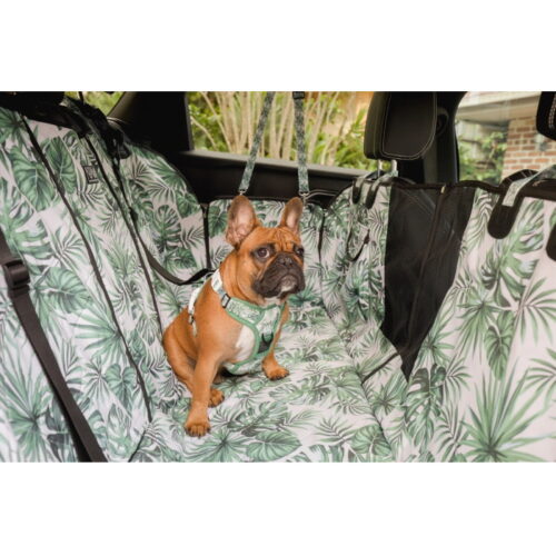 BLD_Hammock Car Seat Cover for Dogs_Raised sides_Lost in Paradise