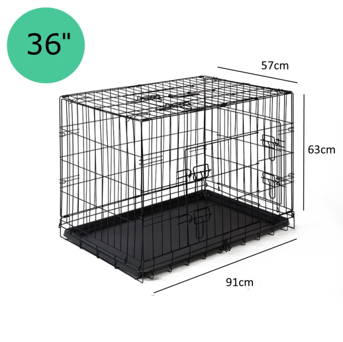 Foldable Dog Crate 36inch dimensions