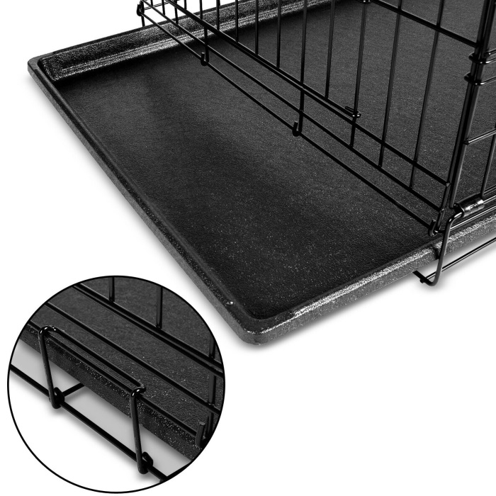 Collapsible Dog Crate Leak proof tray