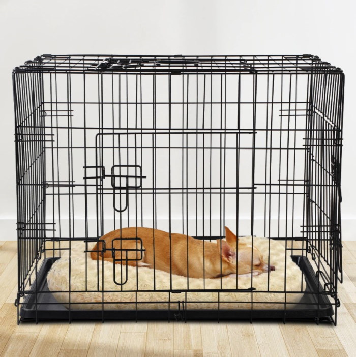 Foldable Metal Dog Crate