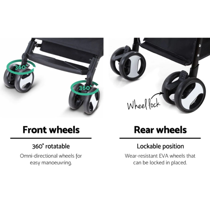3 in 1 Foldable Pet Stroller Wheels