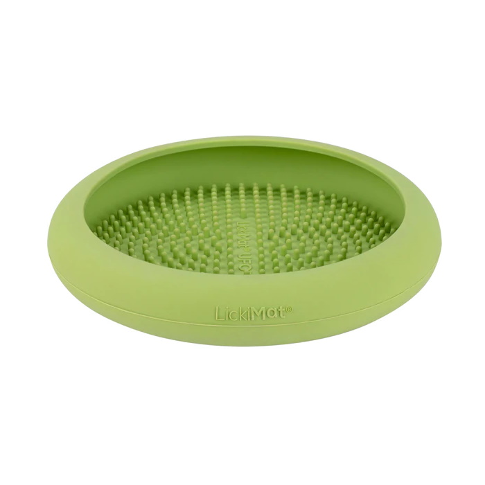 LickiMat UFO Slow Feeder for Dogs_Green