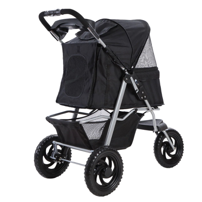 i.pet 3 wheeler foldable stroller pet pram_rear