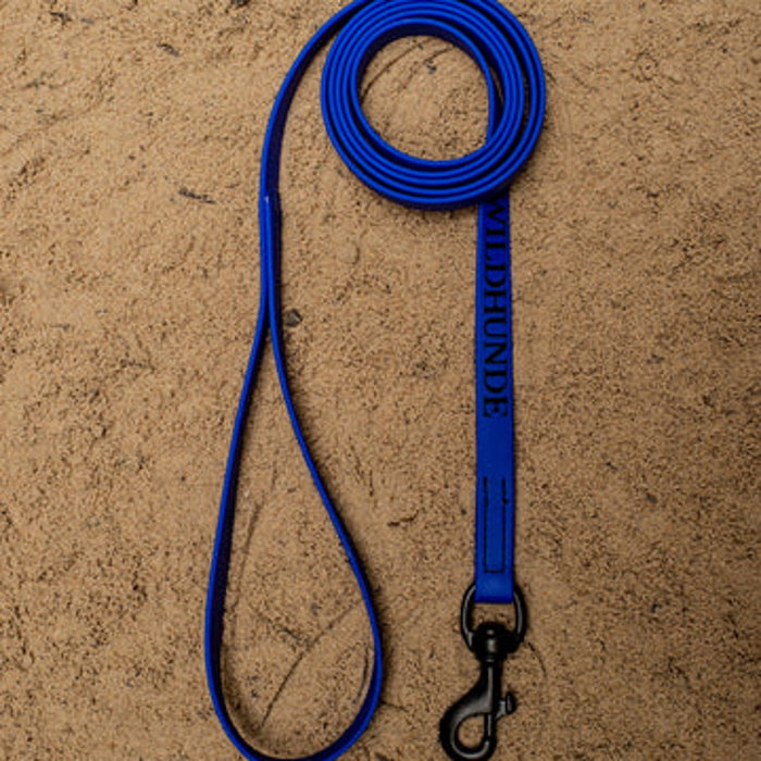 Biothane waterproof dog leash 6ft Blue