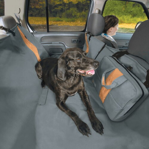 Kurgo Wander Hammock Car seat cover for dogs_charcoal