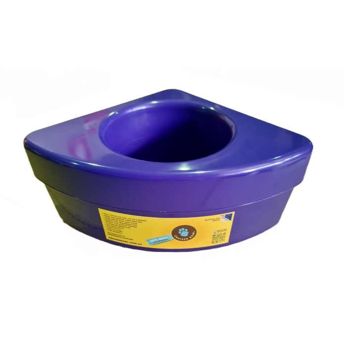 K9 Cruiser Corner Bowl Dog bowl Purple