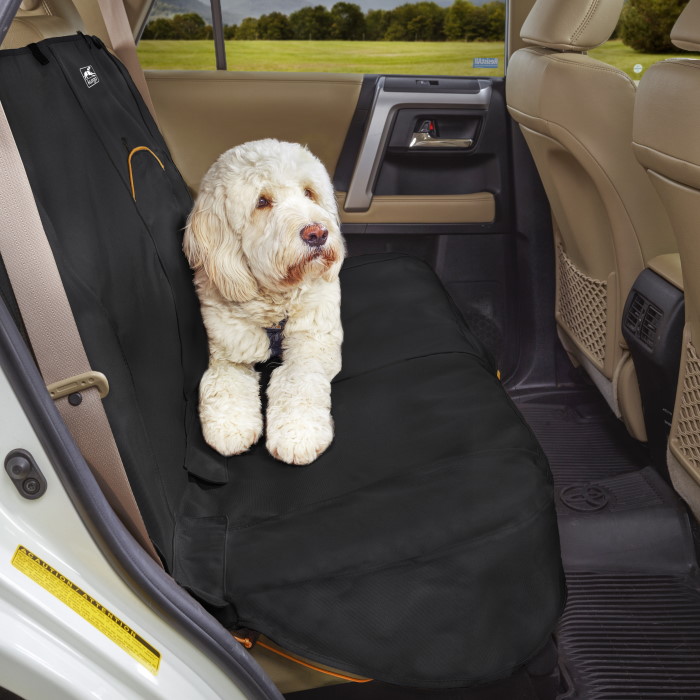 Kurgo Wander Bench Car Seat Cover for Dogs Black