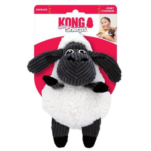 KONG Sherps Floofs Sheep Plush Dog Toy