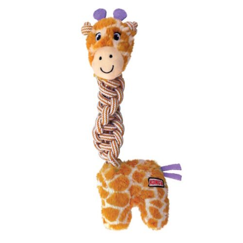 KONG Knots Twist Giraffe Dog Toy MedLrg