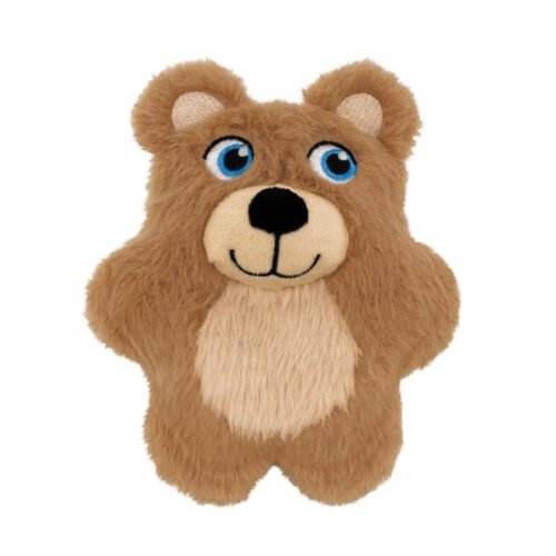 KONG Snuzzles Kiddos Teddy Bear Plush Squeaker Dog Toy SML