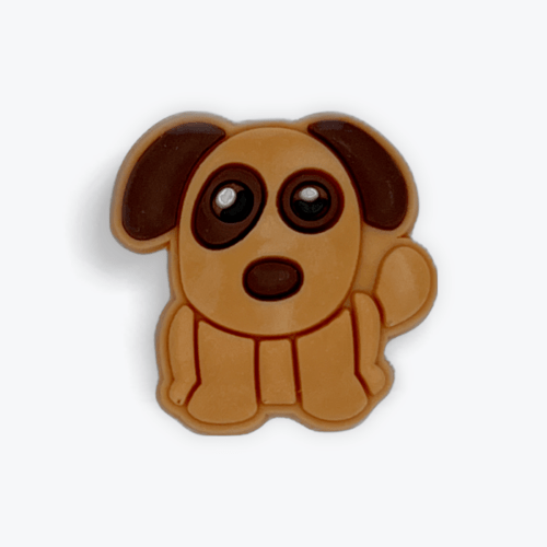 Dog Brown Shoe Charm